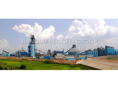 1500td rotary cement production line project