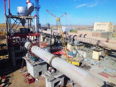 Mongolia 3 x2500t cement production line installation site